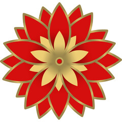 Lunar Flower Decoration