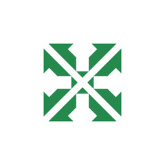 Initial logo letter X company design