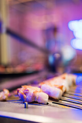 Korean BBQ Food dinner restaurant. Korean barbecue