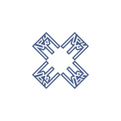 Branding identity corporate vector logo letter x design