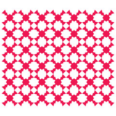 Seamless pattern fence decoration