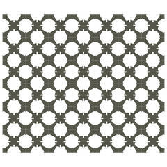 Seamless pattern fence decoration