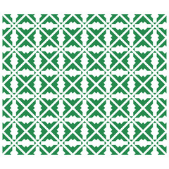 Seamless pattern fence decoration