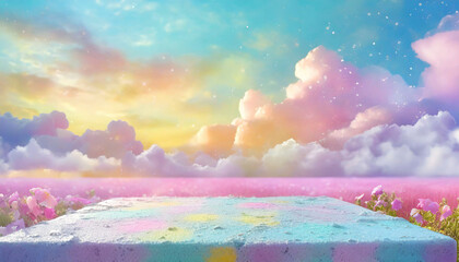 colorful clouds background