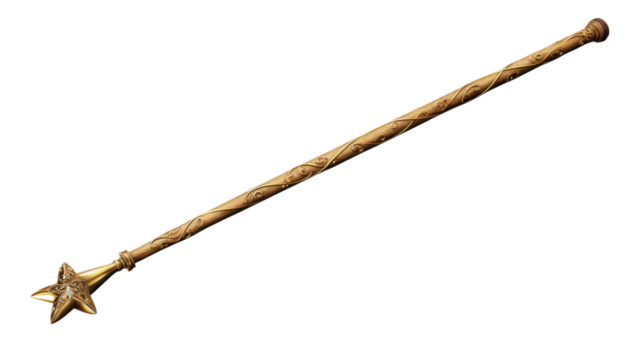 Magic Wand. Transparent background PNG.