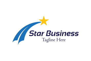 shinning star logo icon vector illustration concept