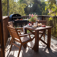 Patio table and chairs