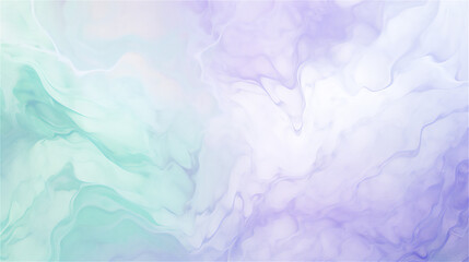 Obraz premium Lavender Whispers: Ethereal Marble Waves 