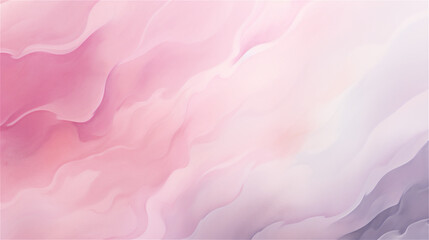 Obraz premium Pastel Dreams: Soft Pink and Lavender Marble Waves 