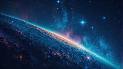 Obraz premium Gorgious Gradient abstract wireframe background