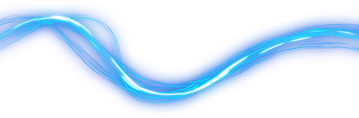 luxury blue sparkling light line element	