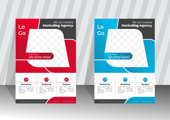 Modern business flyer template