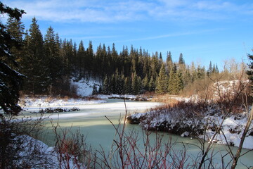 Frozen Creek, Whitemud Park, Edmonton, Alberta