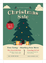 christmas event flyer template