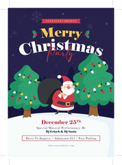 christmas event flyer template