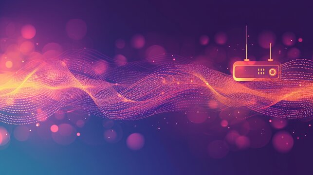 Greeting Card and Banner Design for World Radio Day - Powered by Adobe