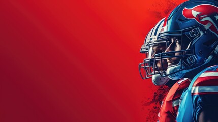 Greeting Card and Banner Design for Super Bowl Day