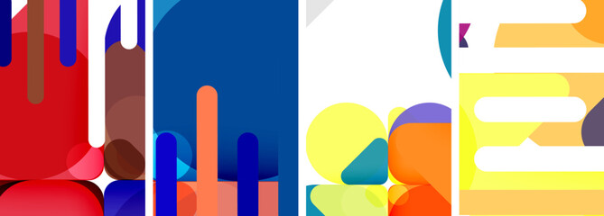 Geometric elements abstract backgrounds for wallpaper, business card, cover, poster, banner, brochure, header, website