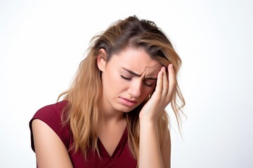 Fototapeta premium headache woman