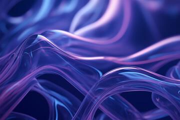 Explore the ethereal beauty of liquid blue and purple in the air, focused on joints and connections, influenced by caffenol developing, with a science-based touch in light gold and dark azure hues.