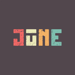 June Lettering Style