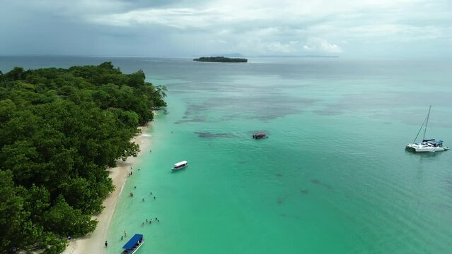 The Zapatilla Cays  Bastimentos Island, Panama Aerial view