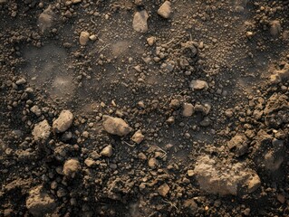 soil texture, dirt background for design with copy space for text or image