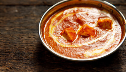 Authentic Indian curry in a bowl