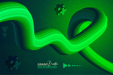 Modern green liquid abstract background
