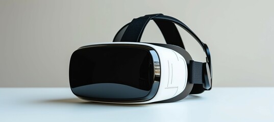 VR headset. Generative AI technology.