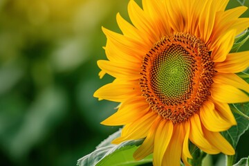 Obraz premium Macro View of sunflower