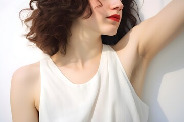 Woman's armpit close up - obrazy, fototapety, plakaty