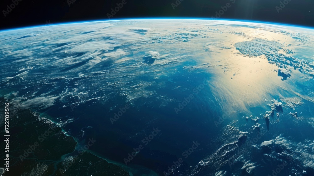 Canvas Prints high resolution view of planet earth from the vastness of space
