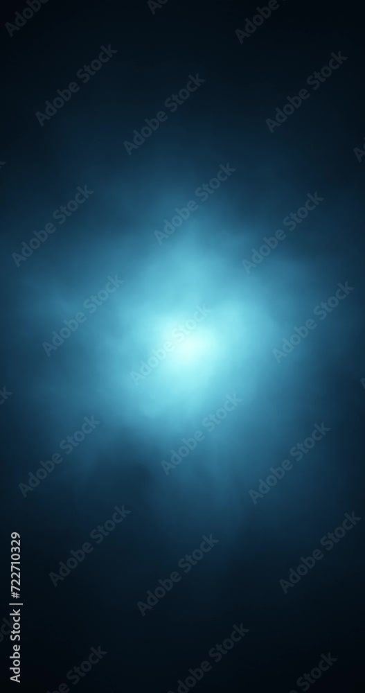 Canvas Prints dark blue volumetric light on smoke loop vertical animation background.