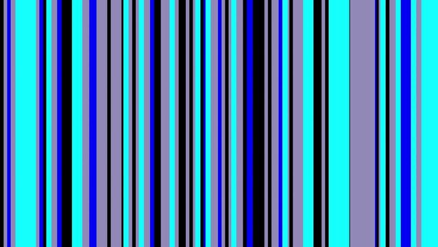 Motion graphics of moving vivid colored vertical lines