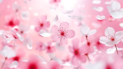 桜の花のイメージ背景 - obrazy, fototapety, plakaty