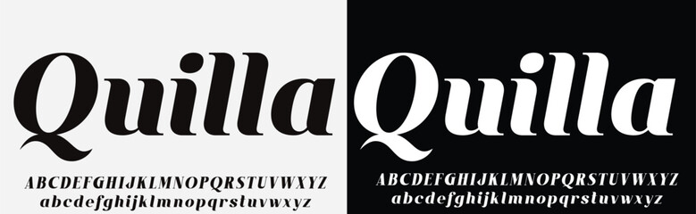 Abstract minimal modern alphabet line font. Minimal slim typography monogram fonts style. Vector illustration and tech font.