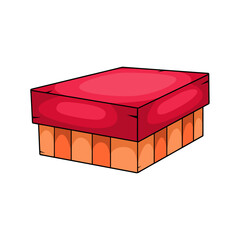 Gift boxes  presents isolated on white. Colorful wrapped. Sale  shopping concept.