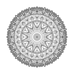 ornamental round lace ornament