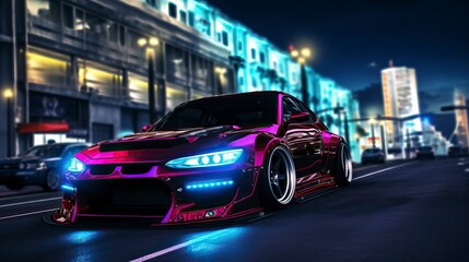 Street racing videogame gameplay with information 