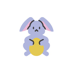 Easter Bunny flat icon