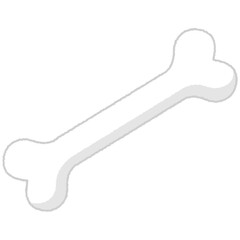 Fototapeta premium 骨のイラスト
