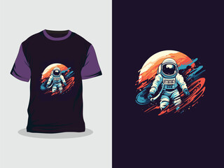 creative vector t-shirt and sticker concepts design