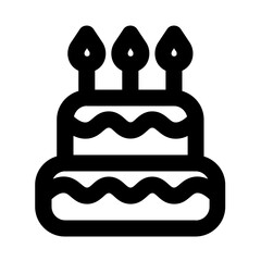 Birthday Line Icon