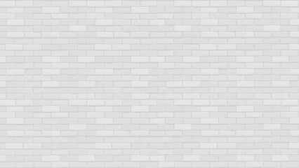 Brick pattern white wall background