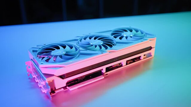 Gaming GPU with Colorful Effect Lighting