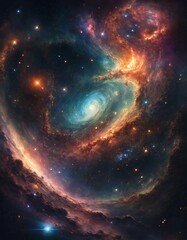 background with space