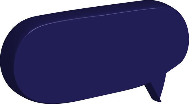 3d speech bubble, chat  message