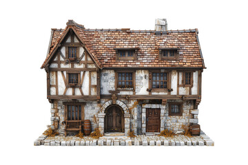 medieval building house fantasy construction