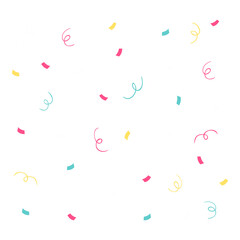  colorful confetti vector 